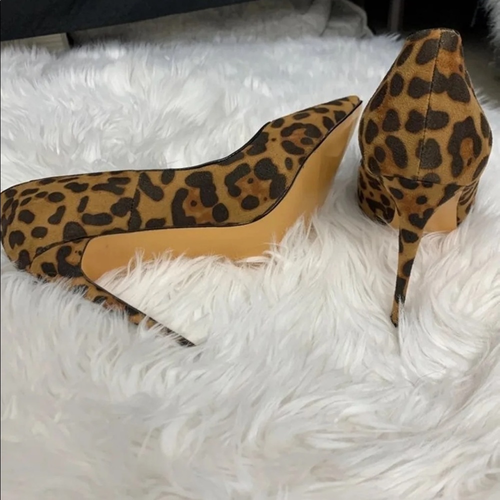 FSJ leopard print heels 9/10 - Picture 3 of 3